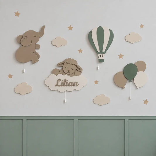 Set de 4 lámparas · Cielo Encantado