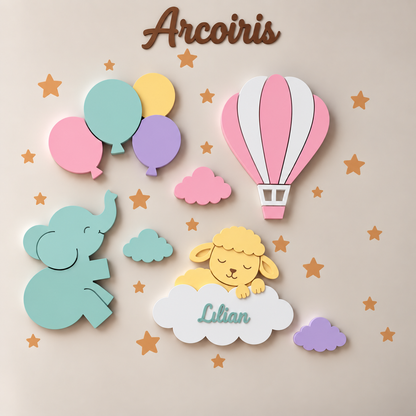 Set de 4 lámparas · Cielo Encantado