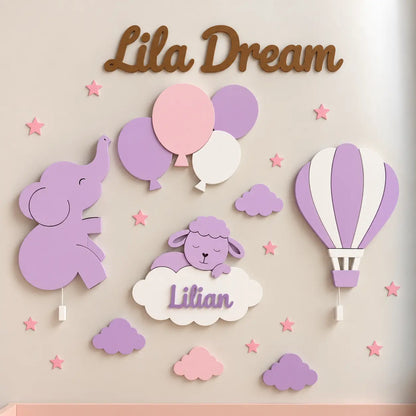 Set de 4 lámparas · Cielo Encantado