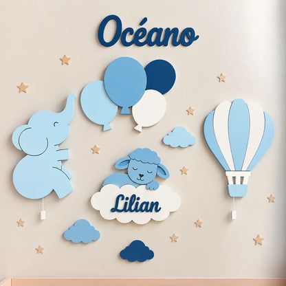 Set de 4 lámparas · Cielo Encantado