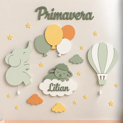 Set de 4 lámparas · Cielo Encantado
