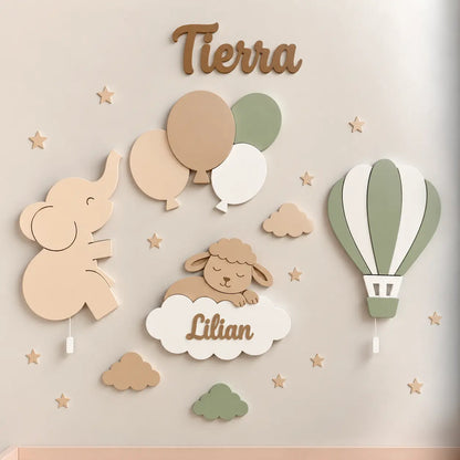 Set de 4 lámparas · Cielo Encantado