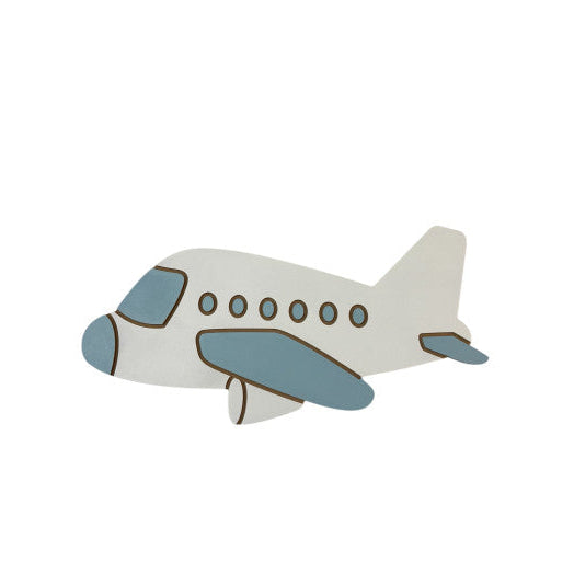 Lámpara infantil de avión personalizada, pintada a mano con pintura a base de agua para habitación infantil.