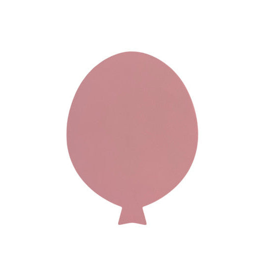 Lámpara infantil de madera con diseño de globo, pintada a mano con pintura a base de agua para habitación infantil.