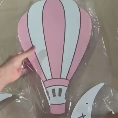 Set de 3 lámparas · Globos Volantes