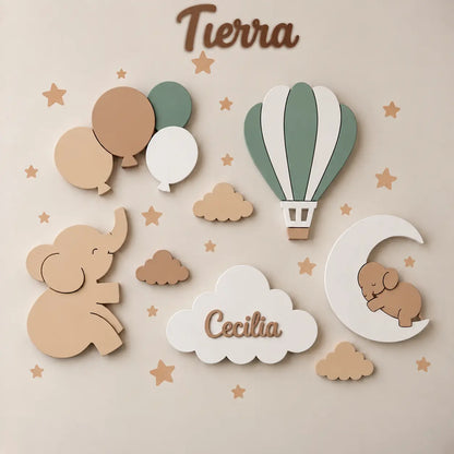 Set de 5 lámparas · El Sueño del Elefante