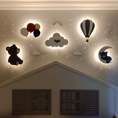 Set de 5 lámparas · Noche Mágica